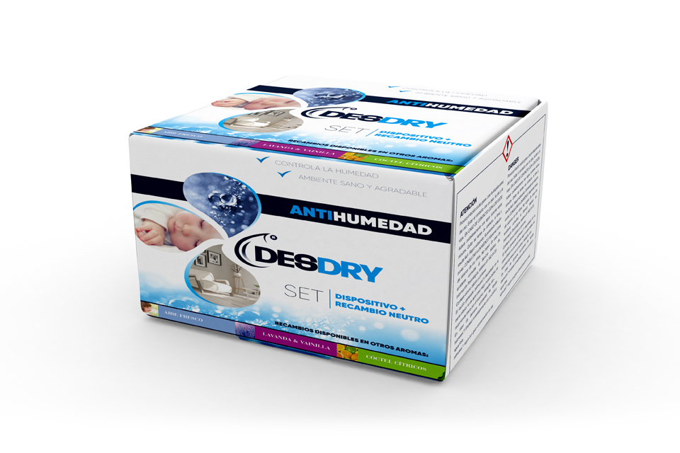 Desdry - kit dispositivo y recambio neutro